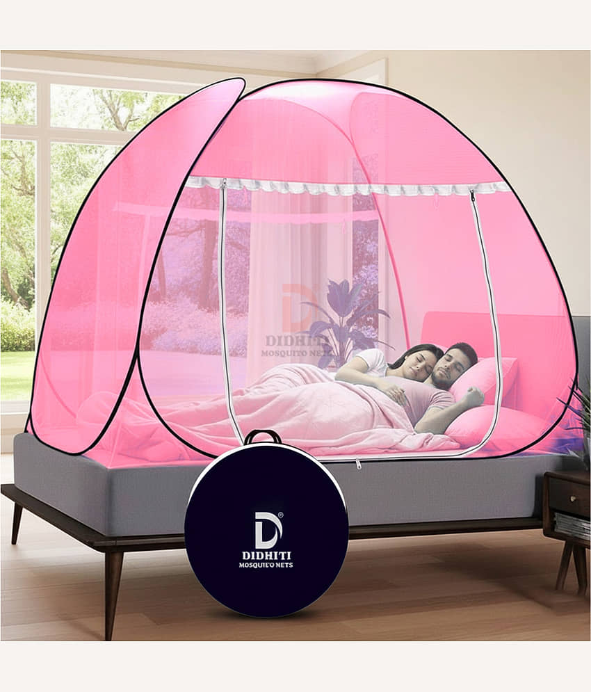 didhiti - Purple Polycotton Foldable Mosquito Net ( Pack of 1 )