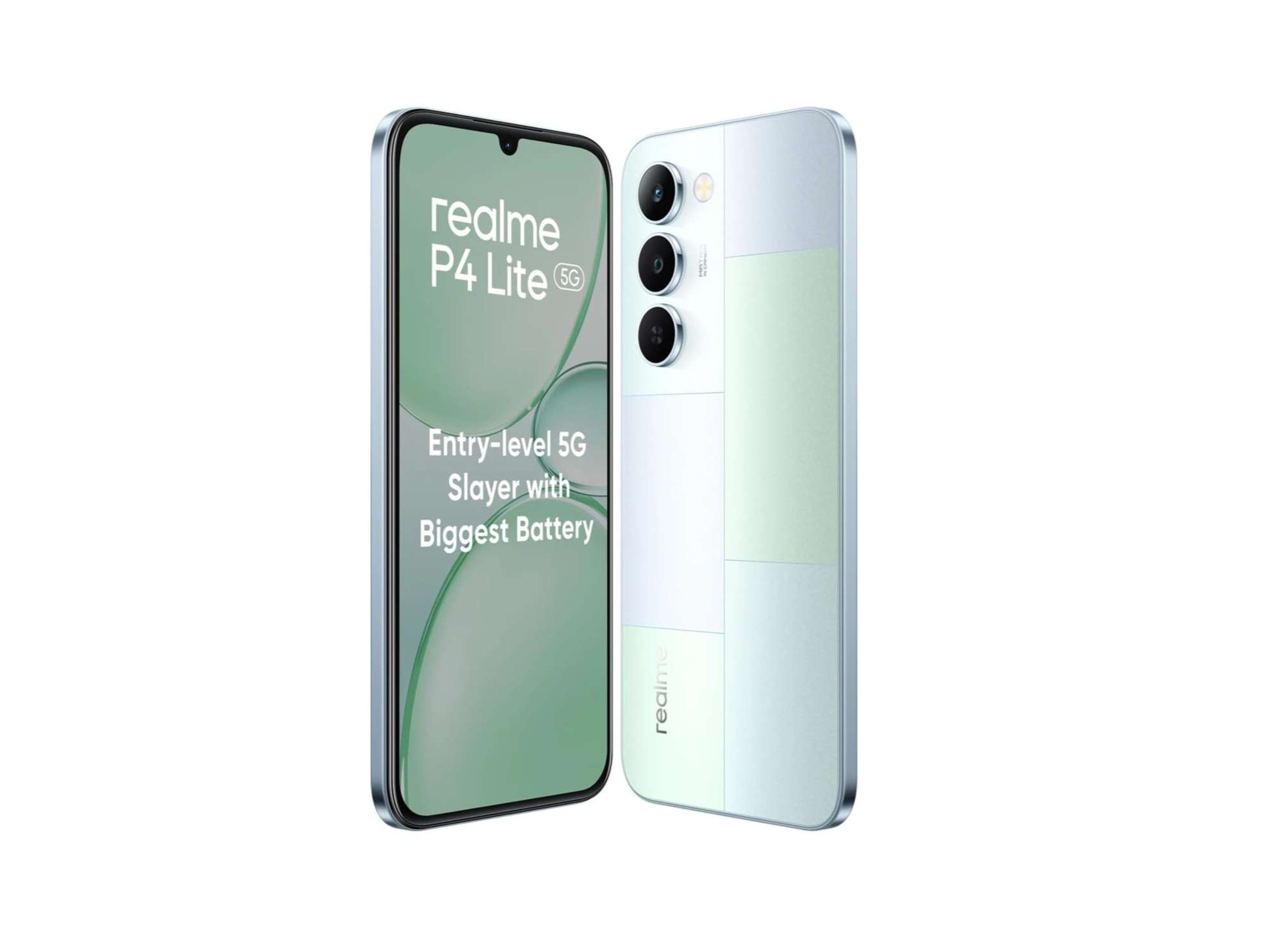Realme P4 Lite 5G Smartphone, 4GB RAM, 64GB Storage - Mosaic Green view 2