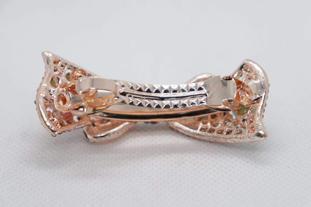 Rhinestone Bow Hair Clip view 2