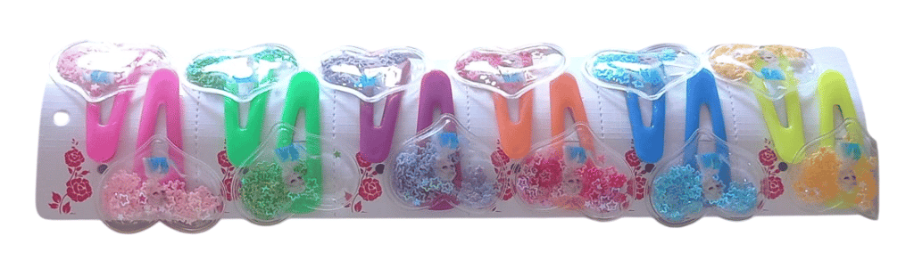 Colorful Hair Clips for Girls - Set of 6 view 2