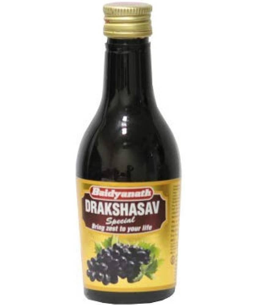Baidyanath Drakshasava I Ayurvedic Tonic Liquid 180 Ml Pack of 2 view 2