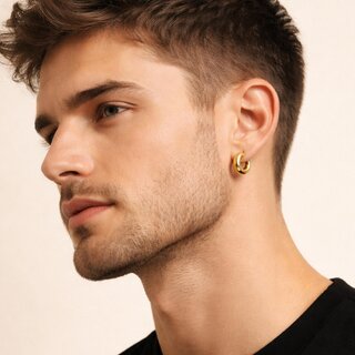 Mens Earring (Classic Hoop Style) view 2