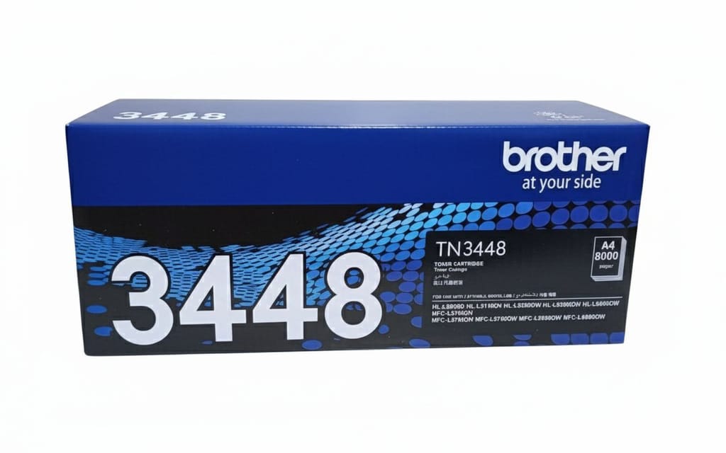Brother TN-3448 Black Toner Cartridge – Compatible with HL-L5100DN, HL-L5200DW, HL-L6250DW, DCP-L5500DN, MFC-L5700DN Laser Printers view 2
