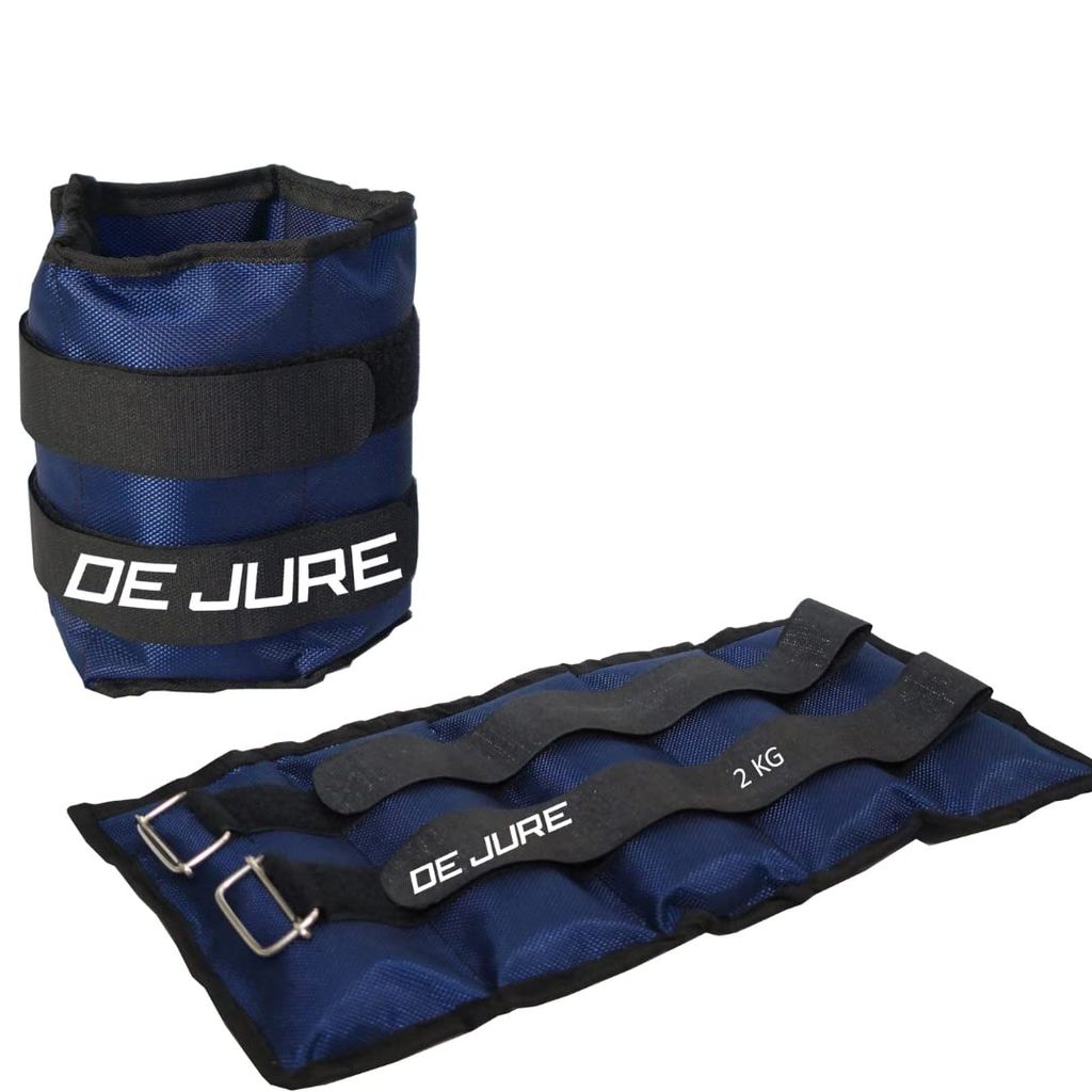 DE JURE FITNESS Ankle & Wrist Weight Set, Adjustable Strap view 2