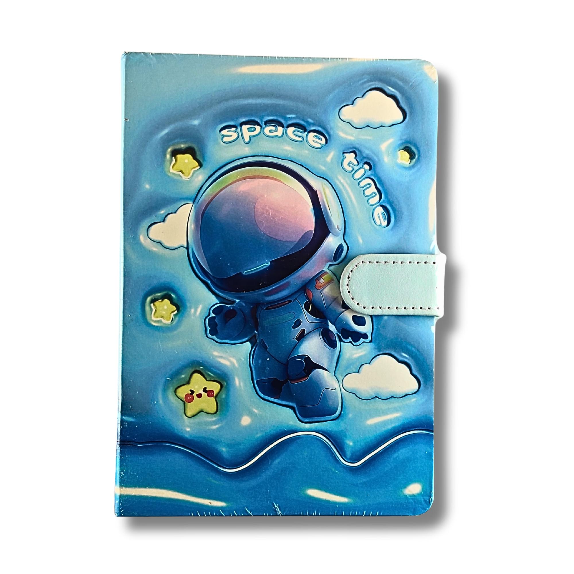 Space Time Blue Stylish Diary 349
