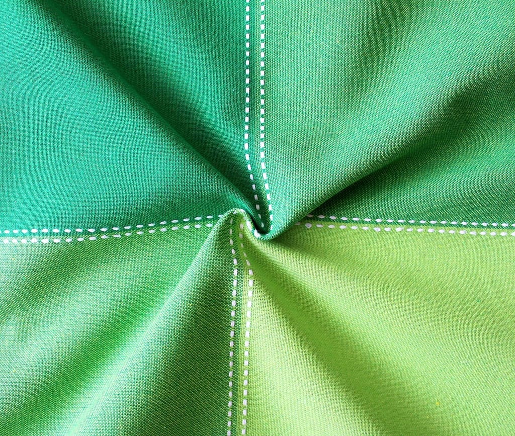 AIRWILL 100% Cotton Premium Quality Checkered Pattern Free Sized Apron (Green,Red, Pack of 2) view 2