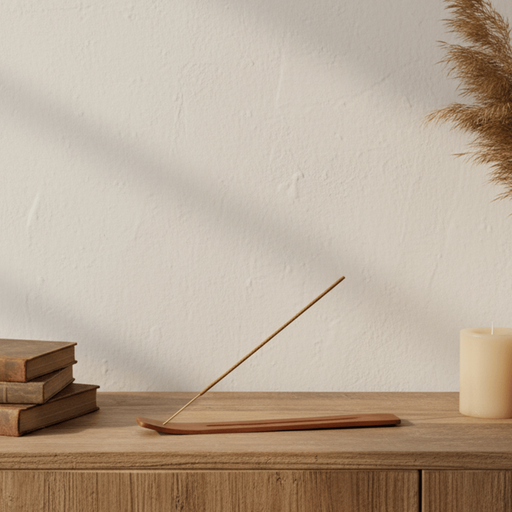 Incense Holder Agarbatti Stand (Wooden Slide) view 2