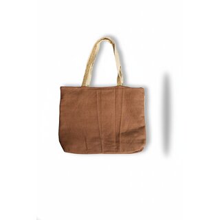 Earthy Boho Handcrafted Tote Bag view 2
