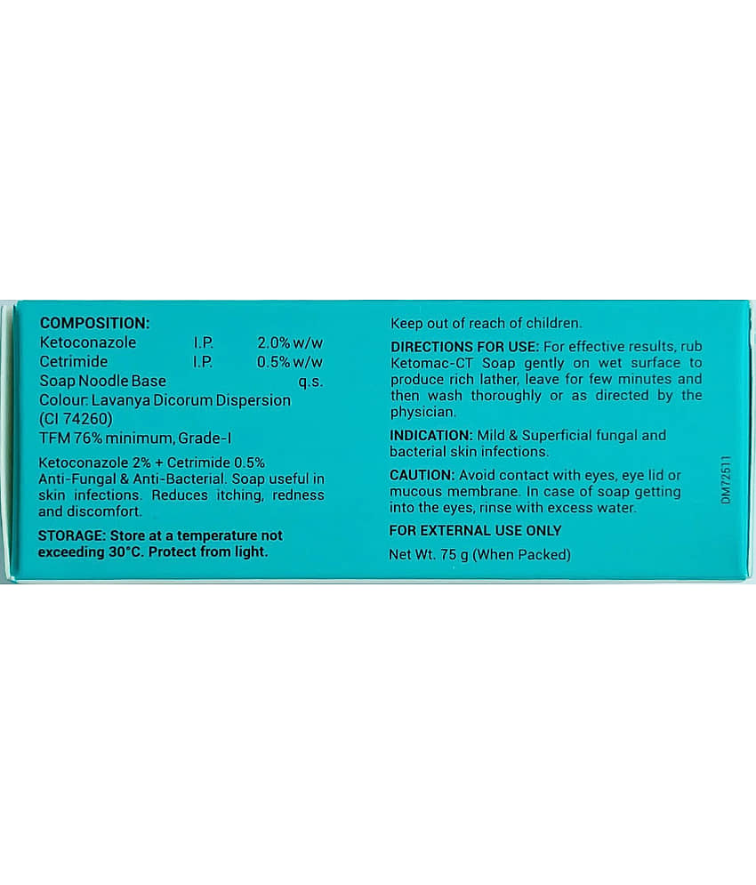 Ketomac Antibacterial Soap for All Skin Type ( Pack of 3 ) view 2