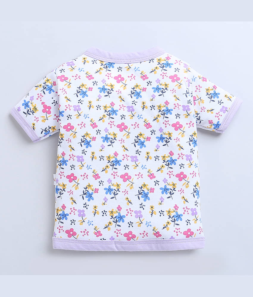 BUMZEE Pack of 3 Baby Girls Cotton T-Shirt ( PeachPuff ) view 2