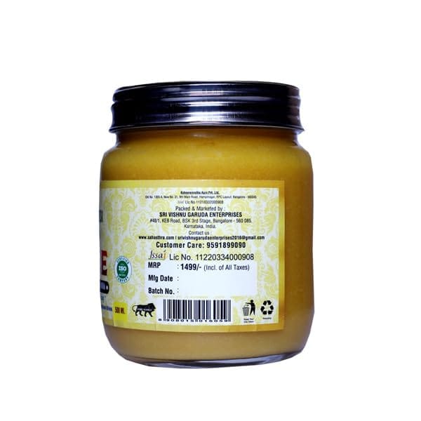 Sahasthra Pure Desi A2 Milk Cow ghee - 500 ML view 2