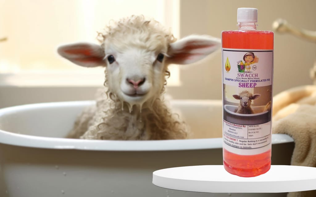 Swacch Shampoo Specially Formulated for Sheep (1 Litre) Jasmine view 2