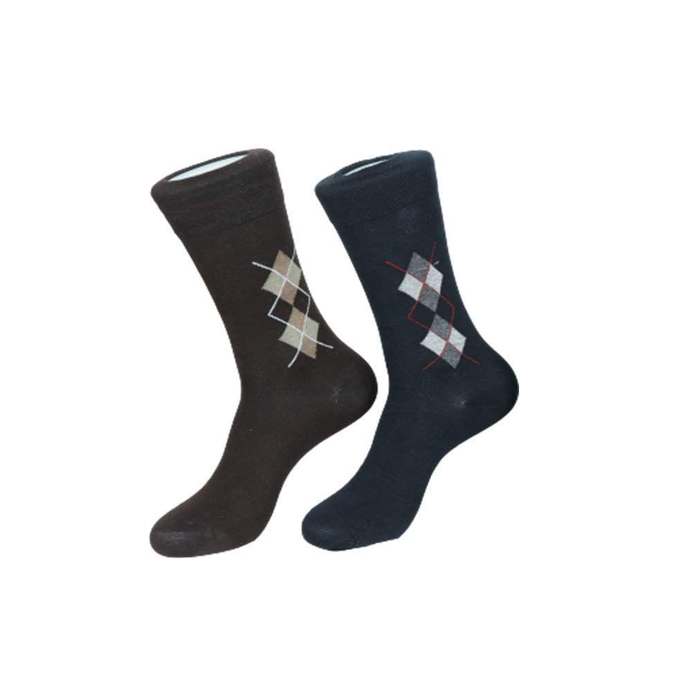 Boldwink COMPACT COTTON WITH SPANDEX Crew Length Sockes, Pack of 4 view 2