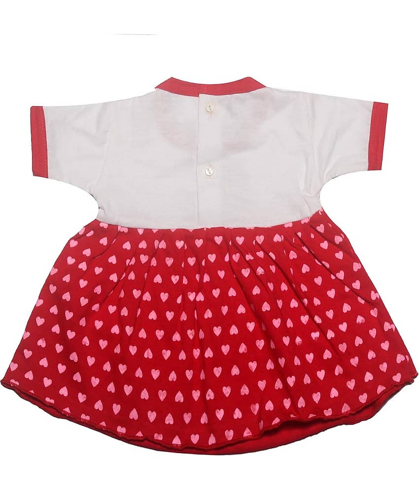 INFANT Baby Girls 100% Cotton Frocks ( Multi ) view 2