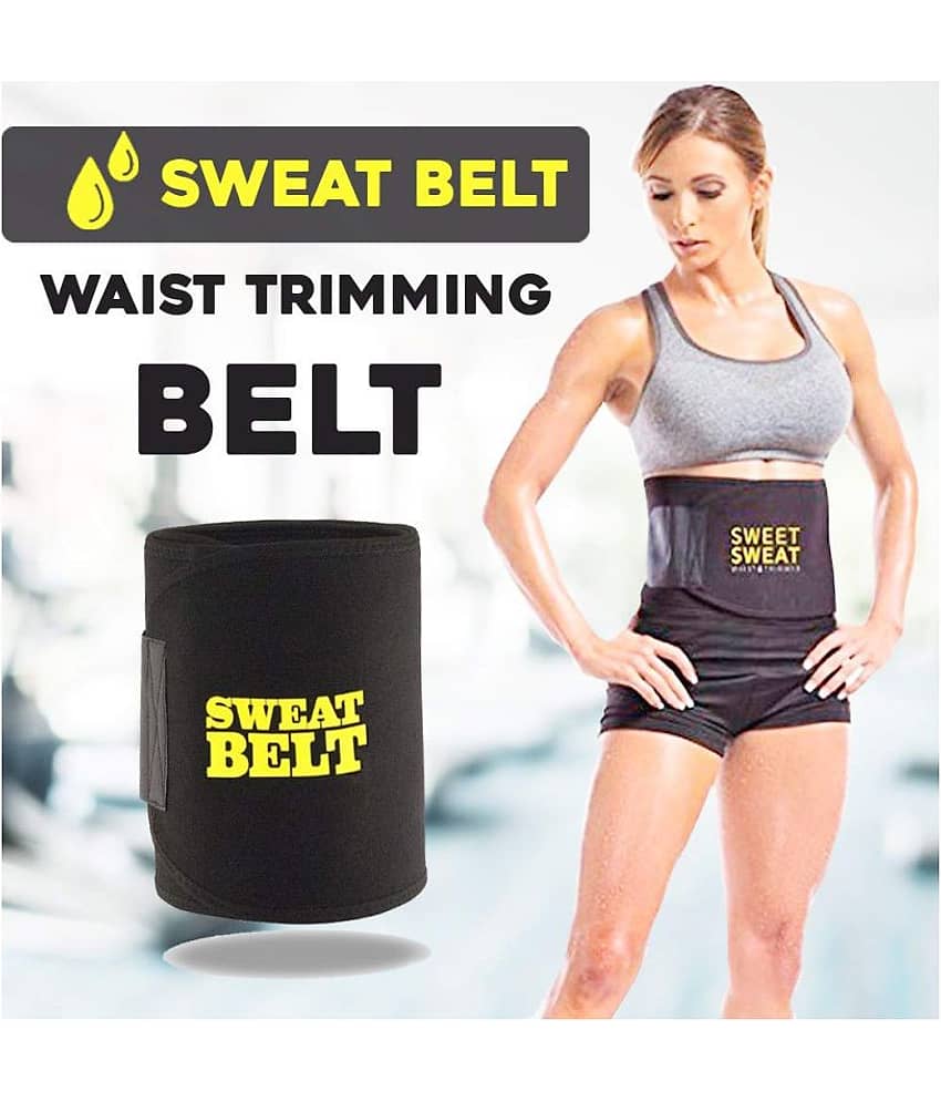 DynFIT sweat slim belt tummy shaper, body shaper weight loss for men and women adjustable sauna belt slim belt view 2