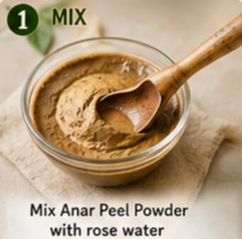 SHUSHRAJ JAIVIK Anar Peel Powder Combo – Buy 3 Get 1 Free Multani Mitti | 4 × 80g | Total 320g | Total MRP ₹207/- view 2