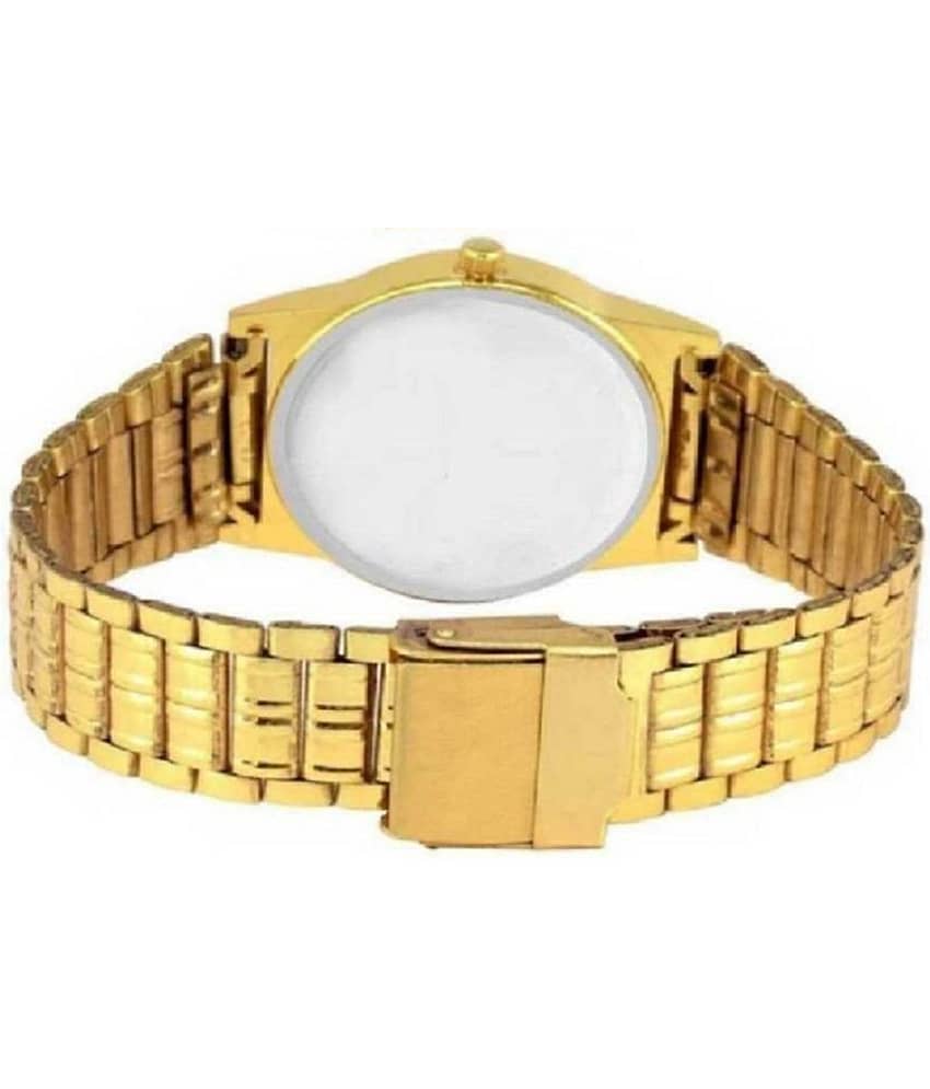 Viser Gold Metal Analog Men's Watch view 2