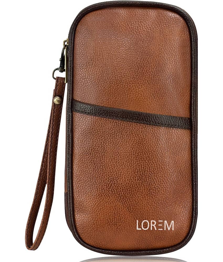 Lorem OG02 Leather Tan Passport Holder