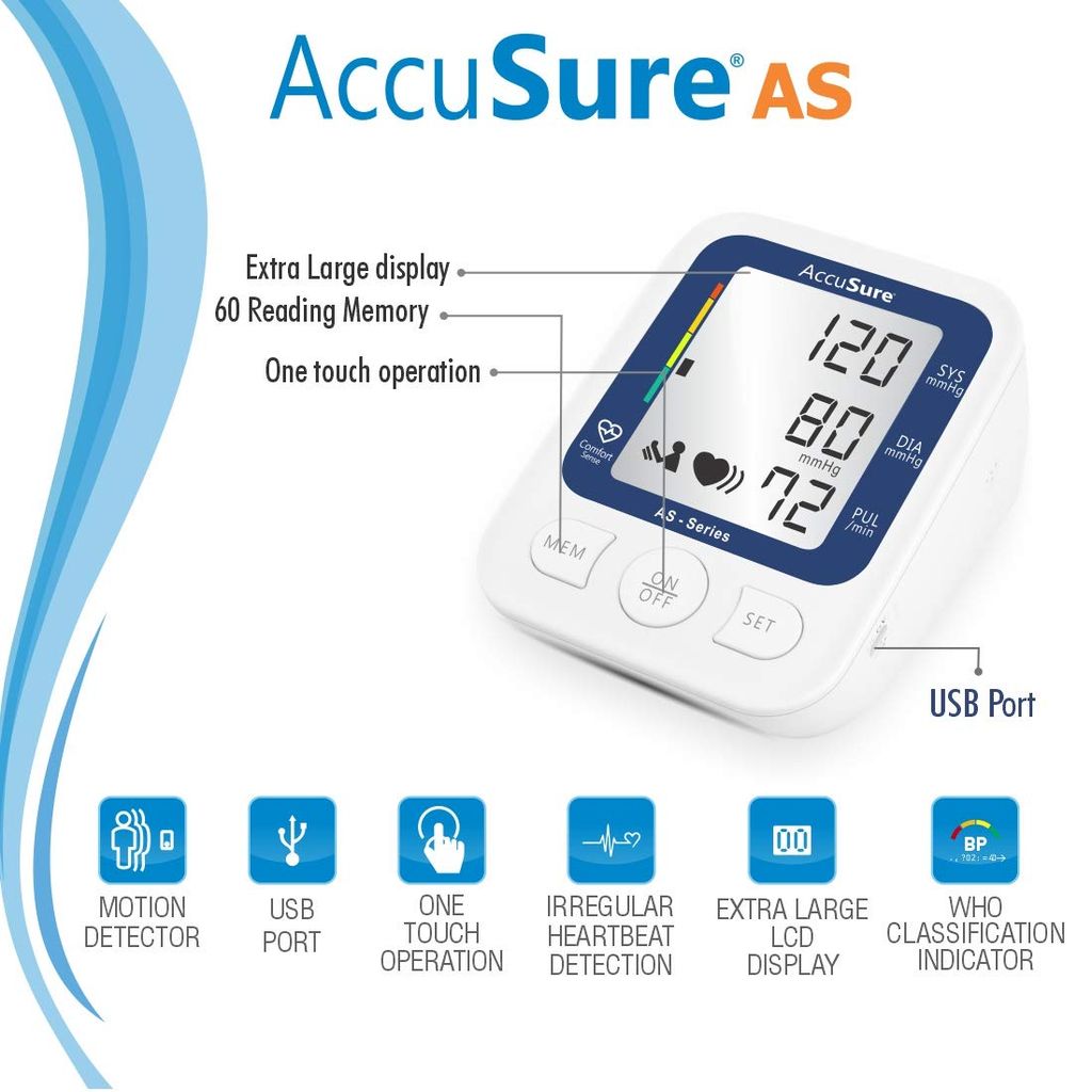 AccuSure AS Blood Pressure Monitoring System view 2