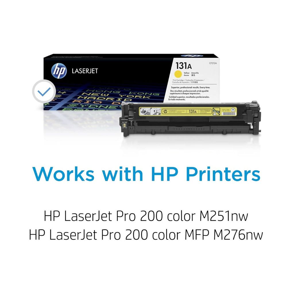 HP 131A Yellow Original LaserJet Toner Cartridge (CF212A) view 2