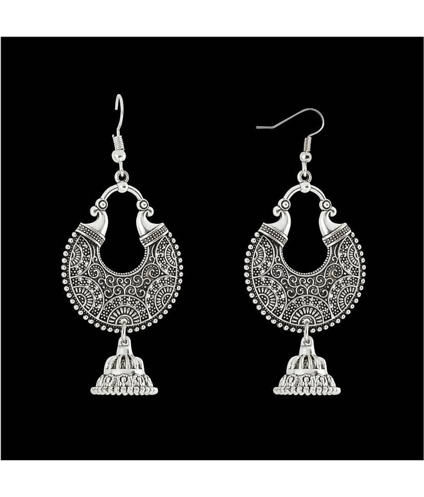 Silver Shine Charming Silver Fish Hook Earrings for Women view 2