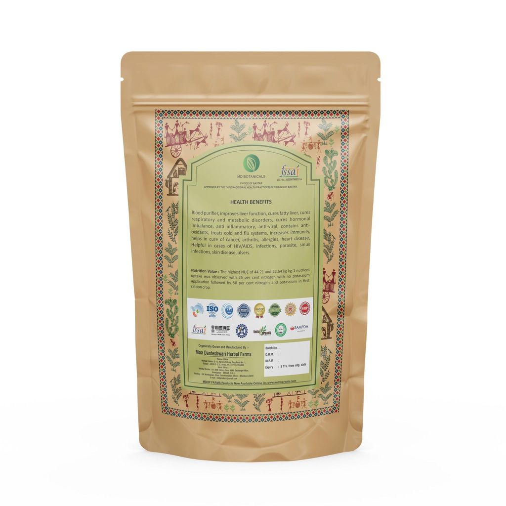 MD Botanicals Kalmegh Powder 100g | Andrographis Paniculata | Ayurvedic Liver Detox & Immunity Booster | Bitter Tonic | 100% Pure Herbal Supplement view 2