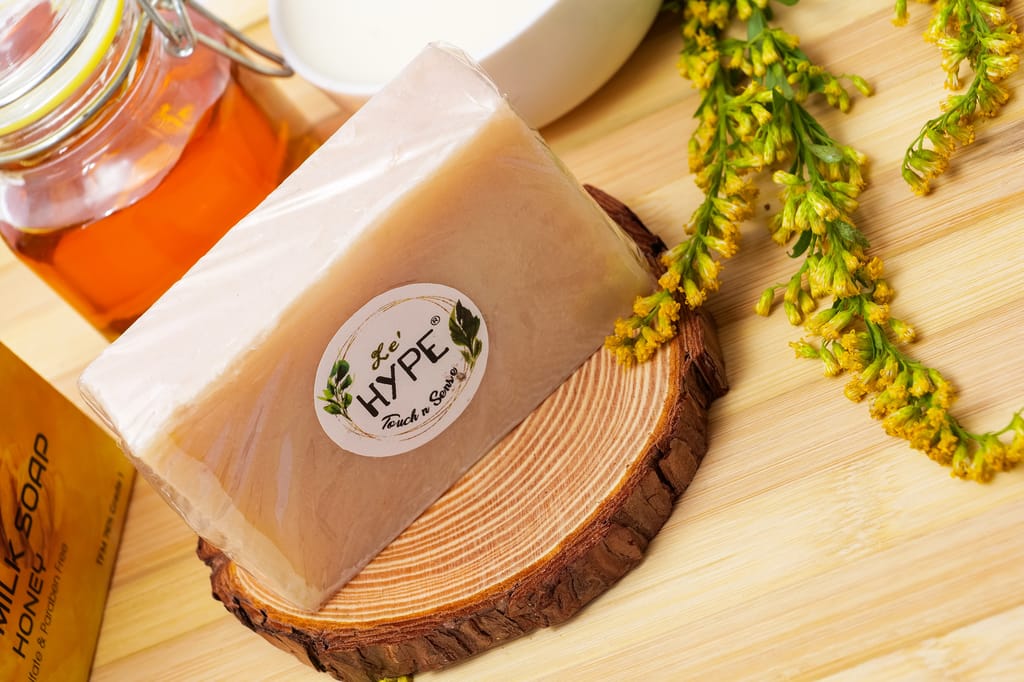 Goat Milk Soap (Honey) view 2