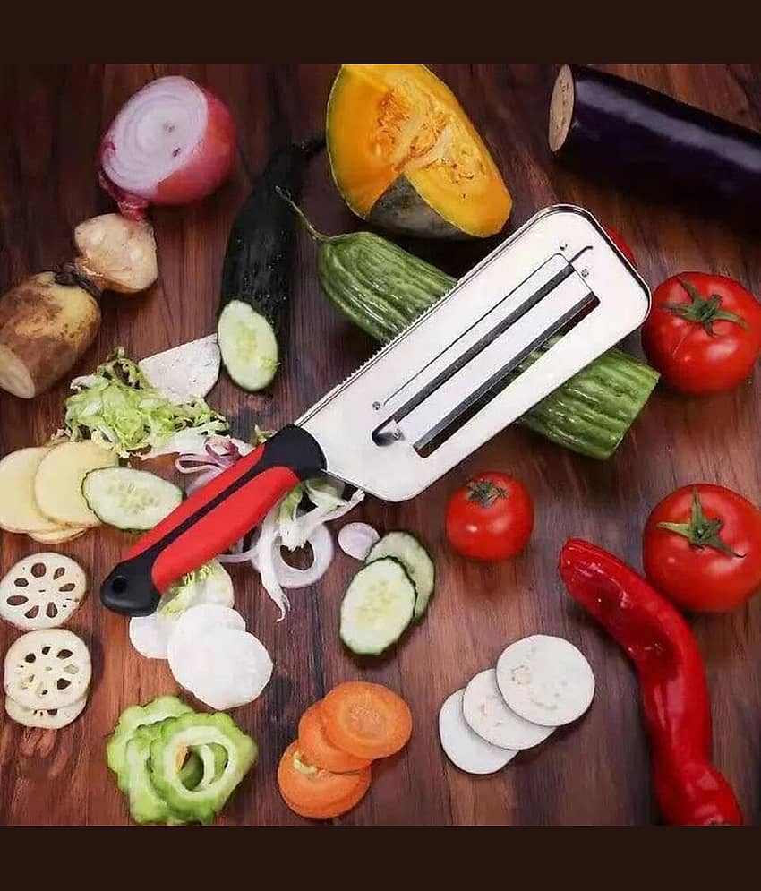 GKBOSS Stainless Steel Vegetable Grater,Fruit Grater ( Pack of 1 ) - Multicolor view 2