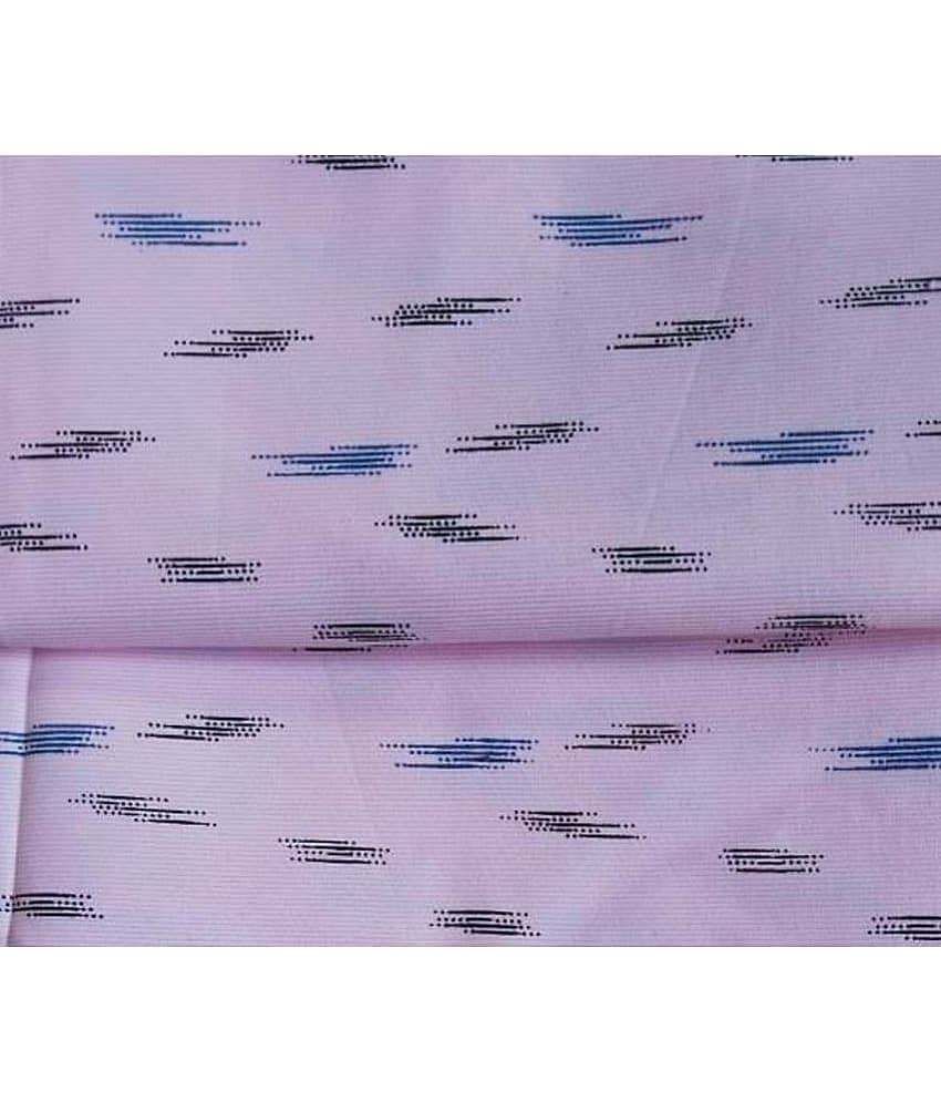 Makhanchor - Pink Cotton Men's Unstitched Shirt Piece ( Pack of 1 ) view 2
