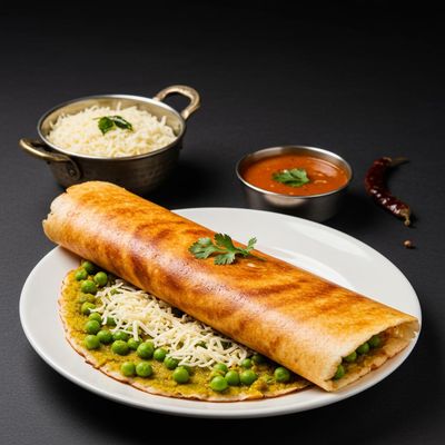 Cheese Matar Dosa