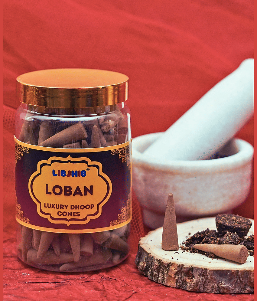 Libjhib Incense Dhoop Cone Loban 200 gm ( Pack of 1 ) view 2