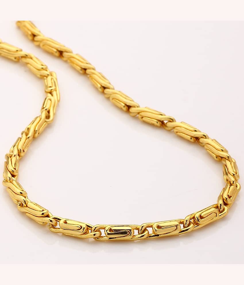 H M PRODUCT Gold Plated Chain ( Set of 1 ) view 2
