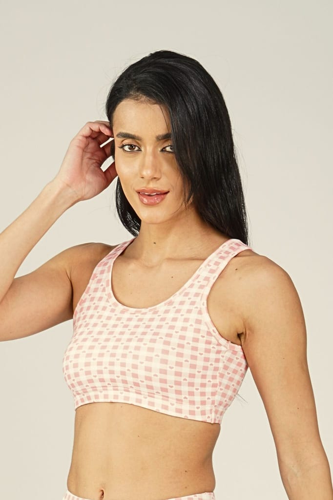 CHEEKY BLOSSOM SPORTS BRA view 2