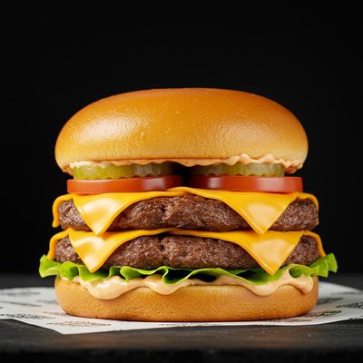 Cheddar Cheese Burger Duplo