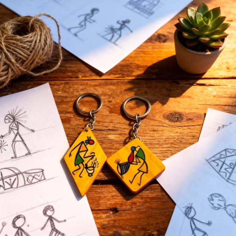Set of 2 Keychains view 2