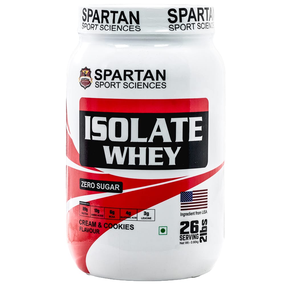 SPARTAN SPORT SCIENCES Isolate Whey Protein Powder Supplement with 28g Protein, 13g EAA, 6g BCAA, 4g Glutamic Acid for Men & Women view 2