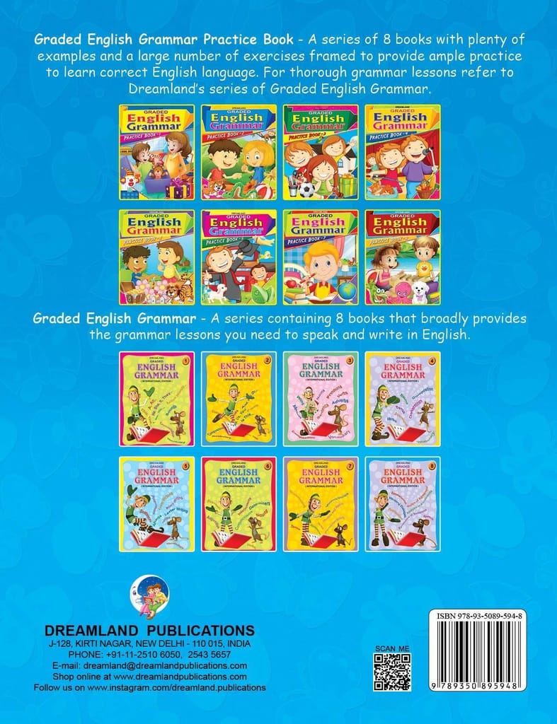 Graded English Grammer Practice Book -8 [Paperback] Dreamland Publications view 2