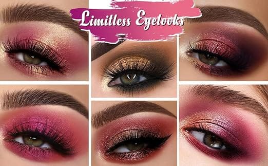 Korean Rose Gold Remastered Beauty Eyeshadow Palette 18 Color Shimmer and Matte Shades Eyeshadow view 2