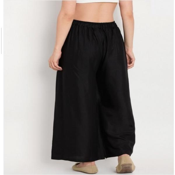 Women's Palazzo Black (Pack of 01 Pcs) view 2