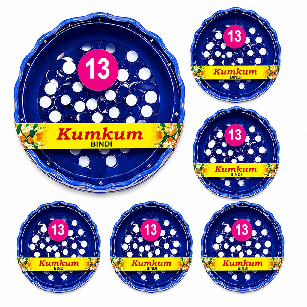 Premium Black Round Bindi for Women & Kids