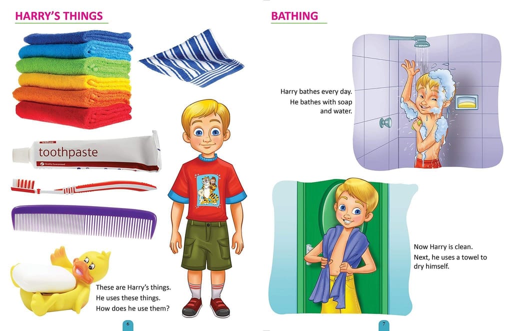 Childrens Health Education Books Pack - A set of 6 Books for Children 5 -11 Years| Creating Health and Hygiene Awareness Books [Paperback] Dreamland Publications view 2