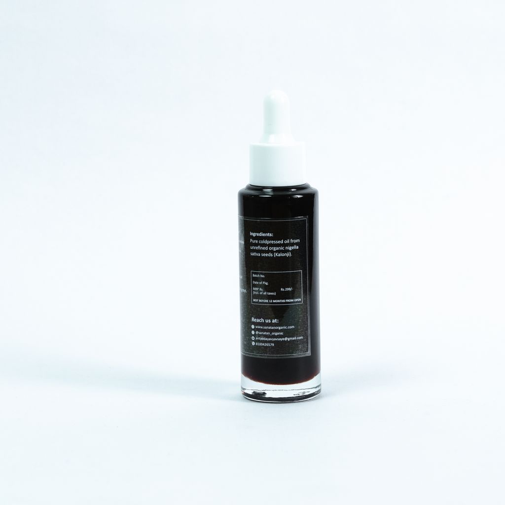 Sanatan Organic Cold-pressed Kalonji Oil- 50ml view 2