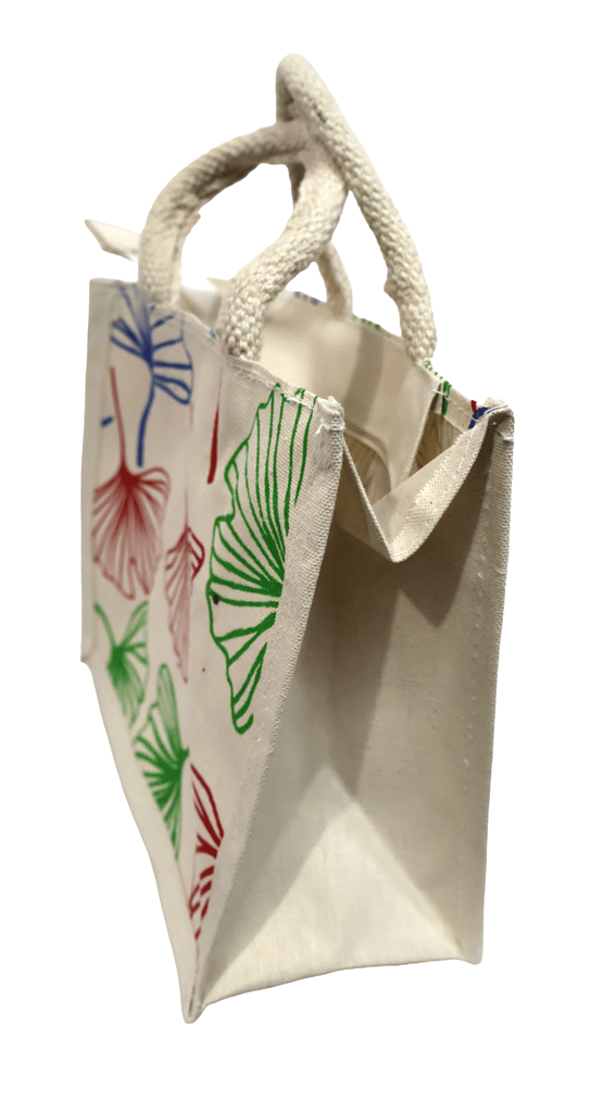 Botanical Print Eco-Friendly Tote Lunch Bag view 2