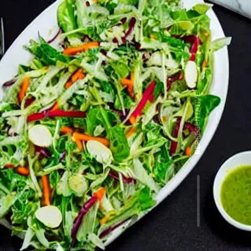 Green veggie salad