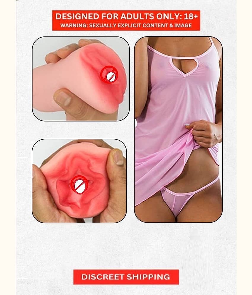 Kamahouse Naughty Toys Presents Masturbator Pocket Pussy Sex Toy "Vagina Pussy" (RANDOM DESIGN) view 2