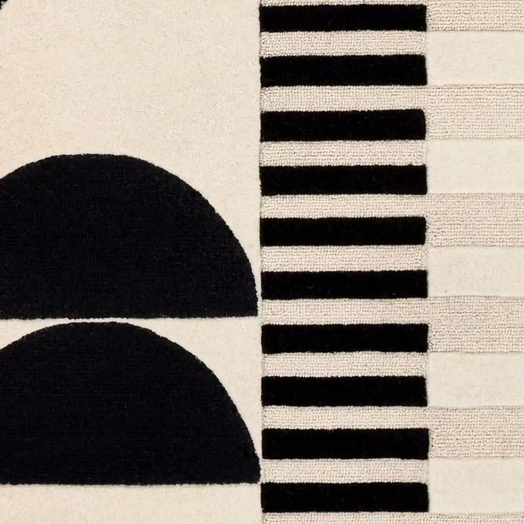 Hand Tufted Brooklyn Geometric Wool Rug view 2