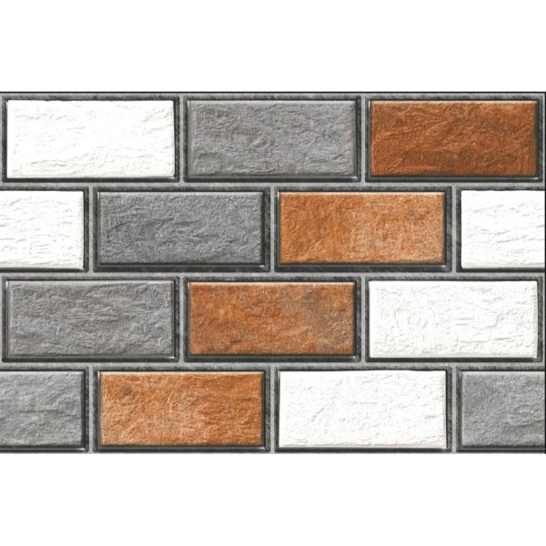 Orientbell Wall Tiles EHM Brick Multi 5 Pcs view 2