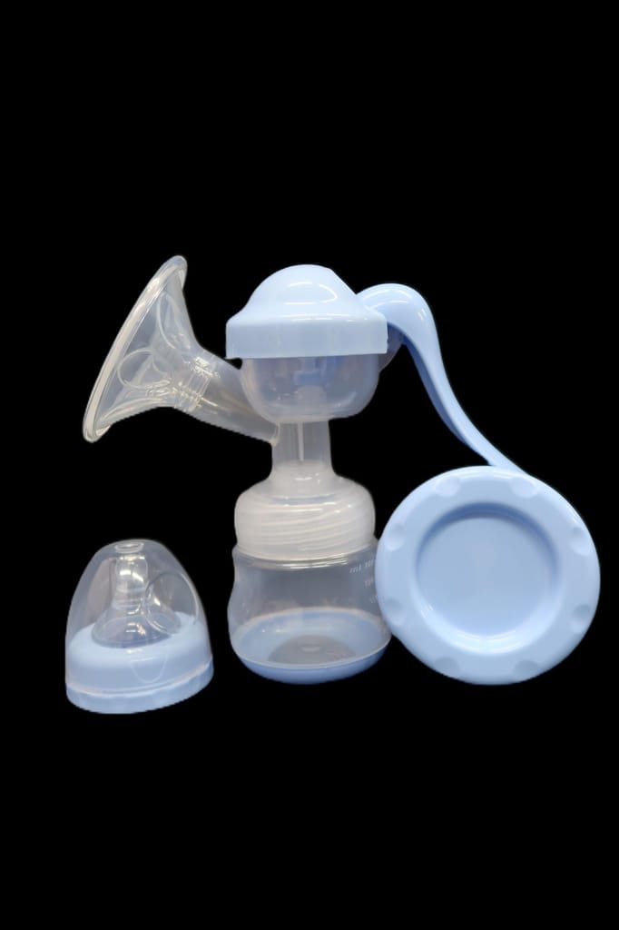 FAIRBIZPS Silicone Manual Breast Pump Manual with Feeding Nipple BPA Free - Manual view 2