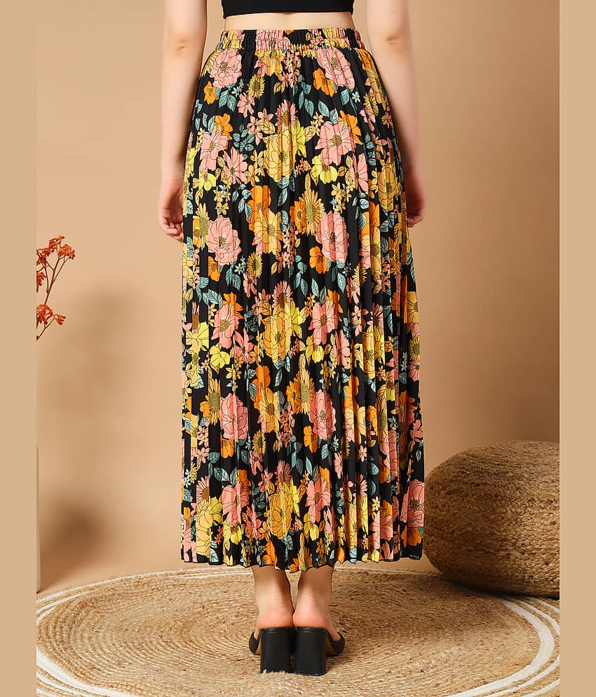 OTABU Yellow Polyester Women's A-Line Skirt ( Pack of 1 ) view 2