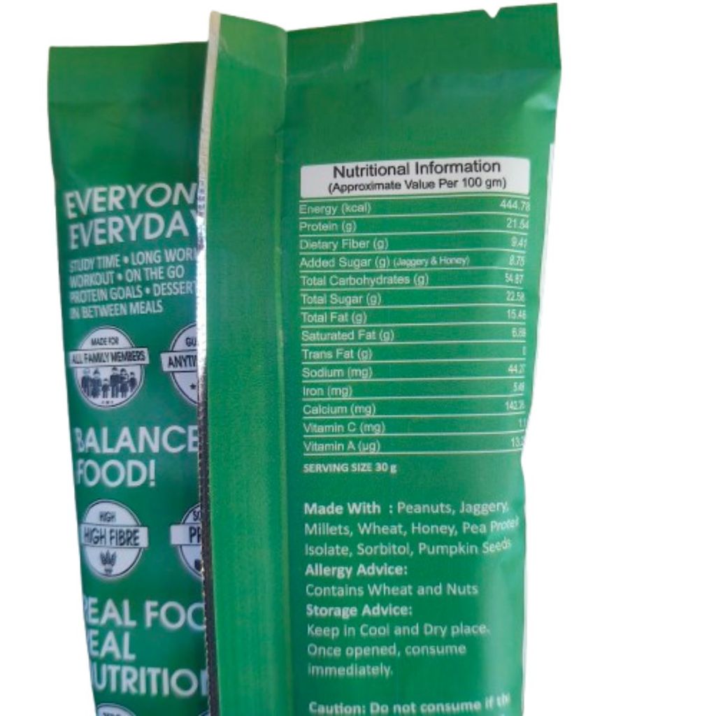 BeePops Protein Bars- Pumpkin Seeds (30G) view 2